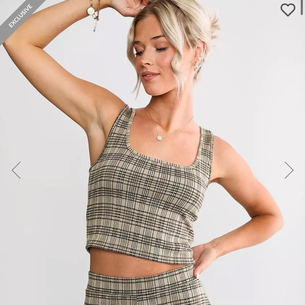 Plaid Cropped Tank Top
WILLOW & ROOT
